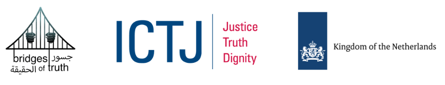 ICTJ, Dutch, and Bridges of Truth logos